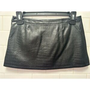 Miaou Black Mini Skirt for Night Out